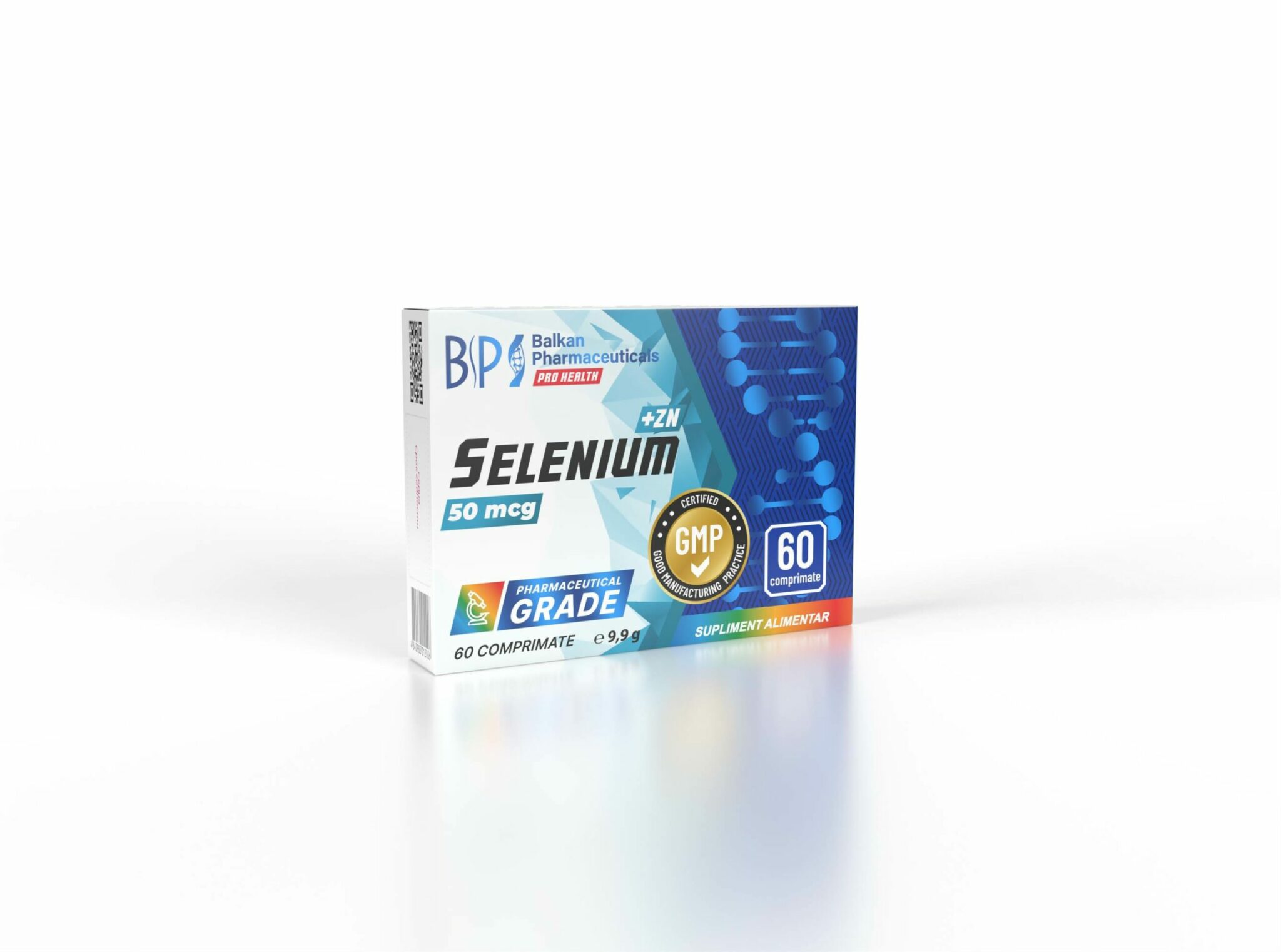 Selenium + Zinc (Balkan Pharma) (50mcg x 60 Comprimido) Banco Proteinas